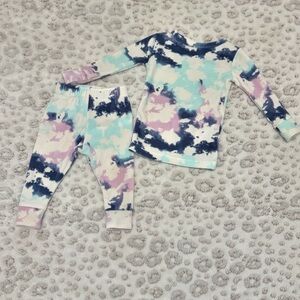 Cat & Jack Pastel Tie-Dye Outfit